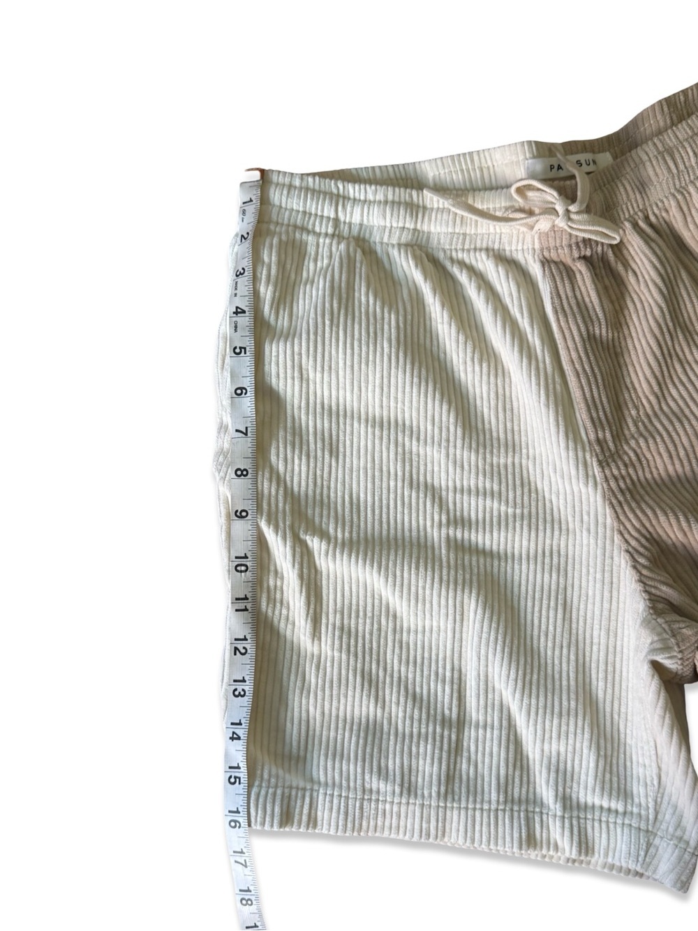 PacSun Men's Colorblock Cream/Tan Corduroy Shorts | Excellent condition - Picture 7 of 8